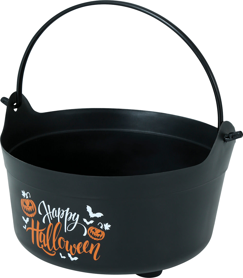 HAPPY HALLOWEEN CAULDRON, 24X23X15 CMS.