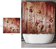 BLOODY SHOWER CURTAIN, 200X180 CMS