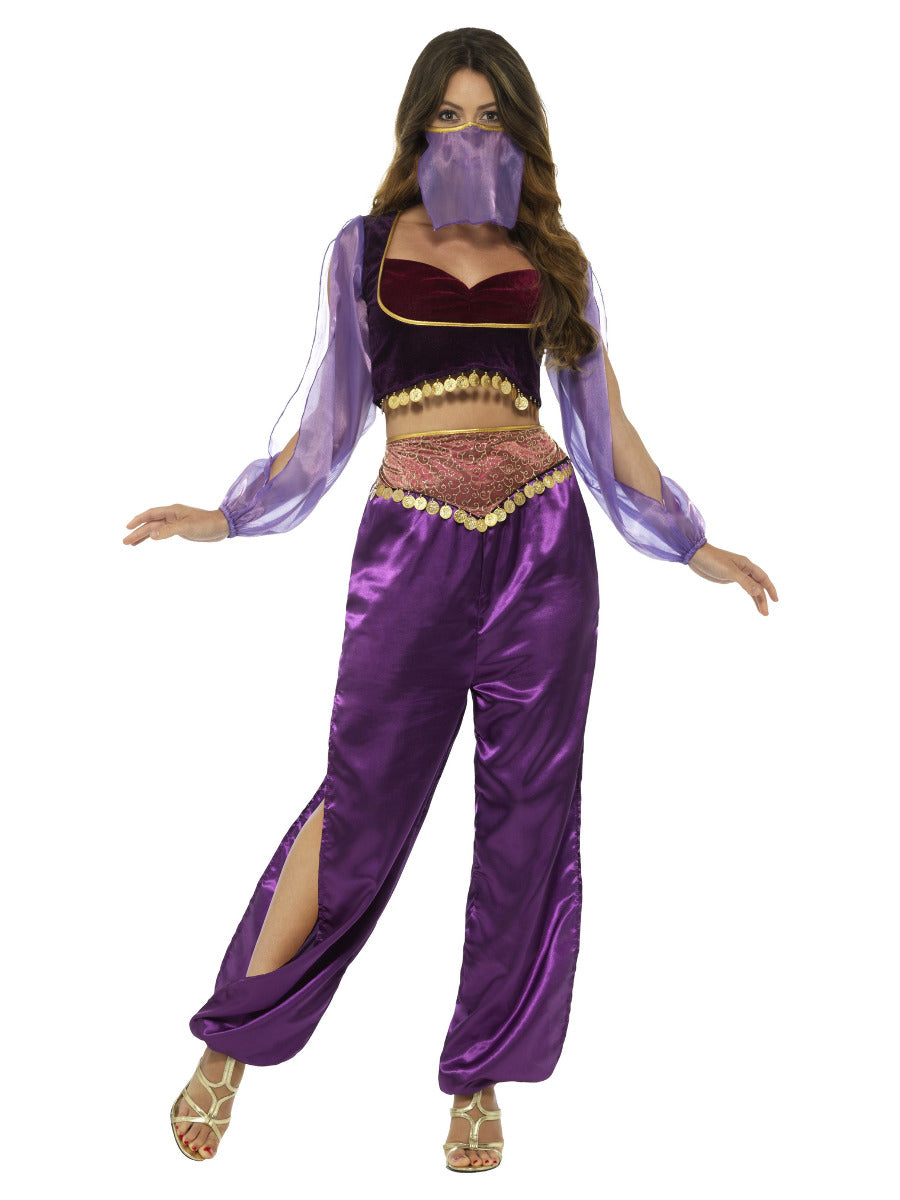 Arabian Princess Costume, Purple - 1