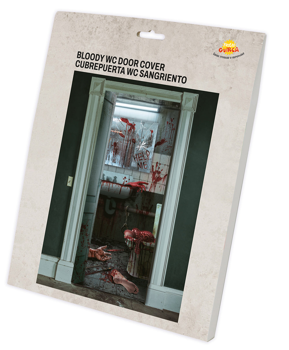 SCARY DOOR DECORATION, 80X180 CM