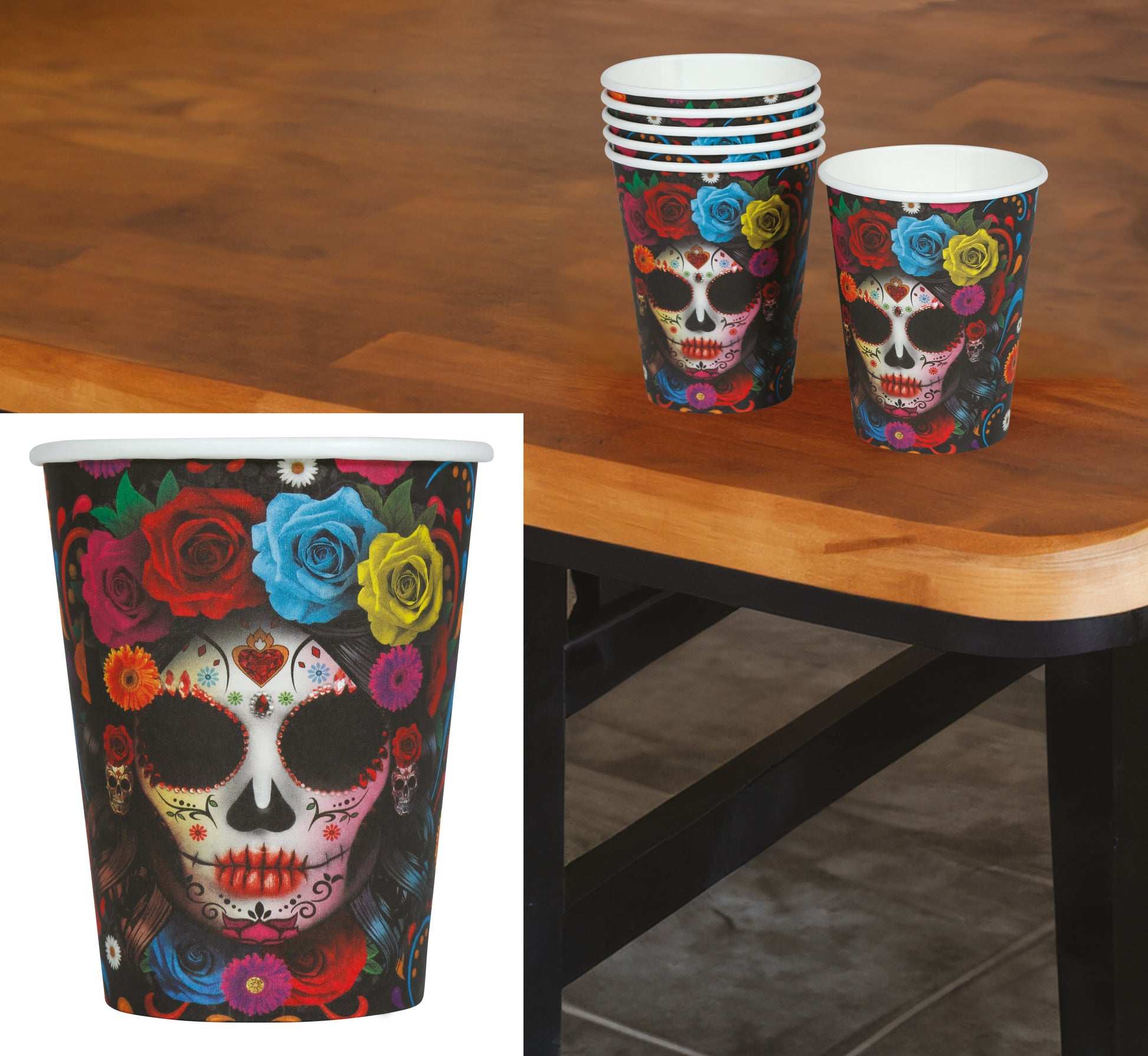 BAG: 6 GLASSES 240 ML, 9 CM
