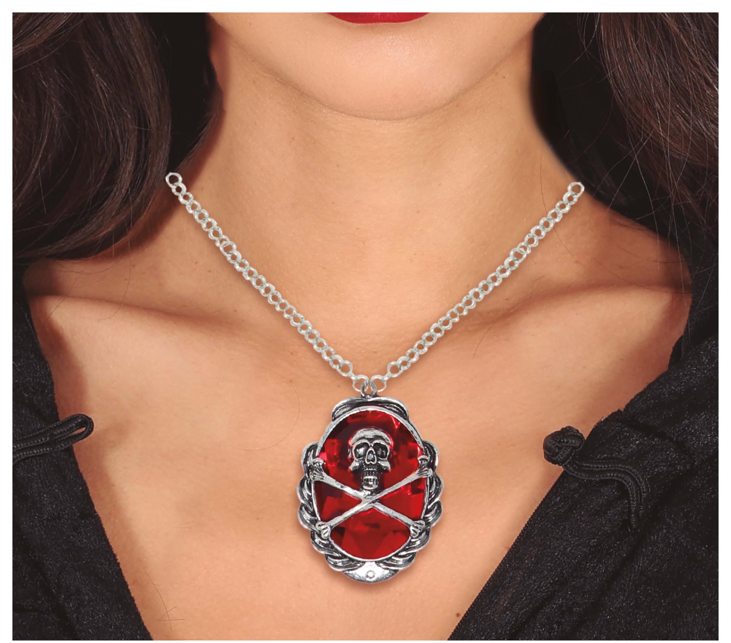 PIRATE RUBY MEDALLION 5 CMS.