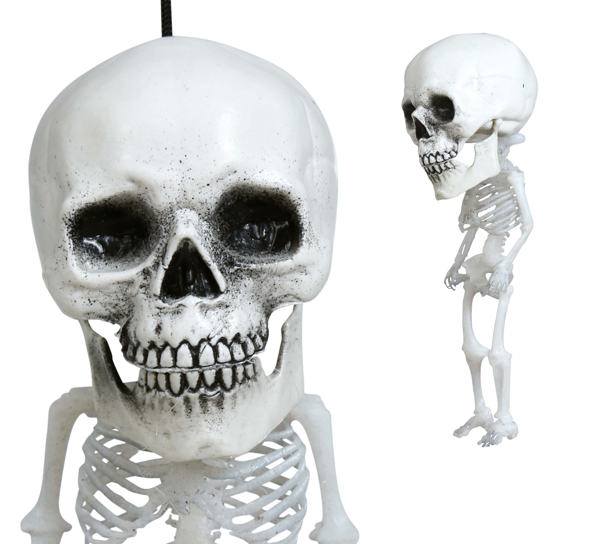 HANGING BIG HEAD SKELETON 15 CM