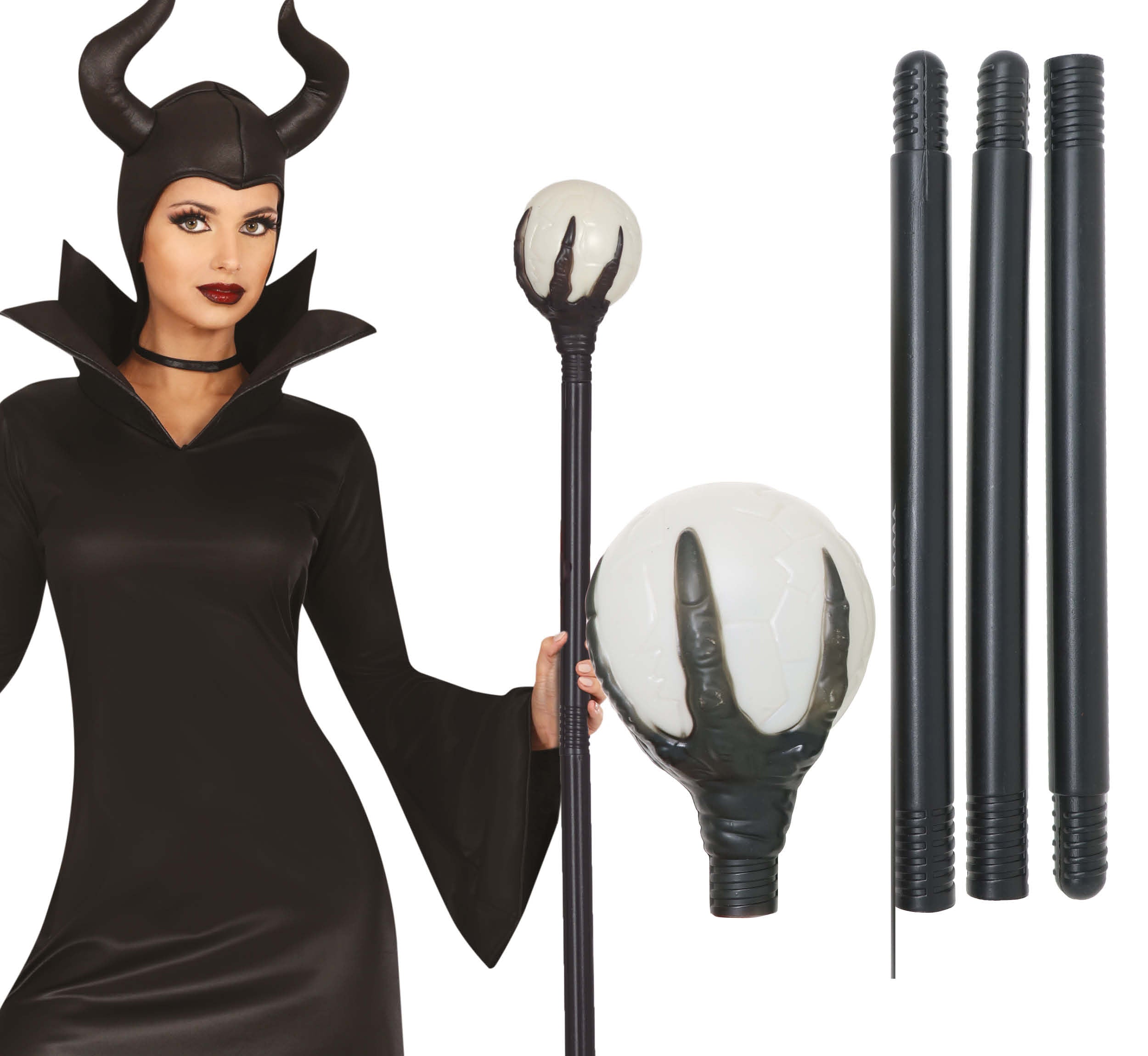 WIZARD BALL CANE, DETACHABLE, 100 CMS