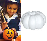 DIY WHITE PUMPKIN TO PAINT 18X10 CM