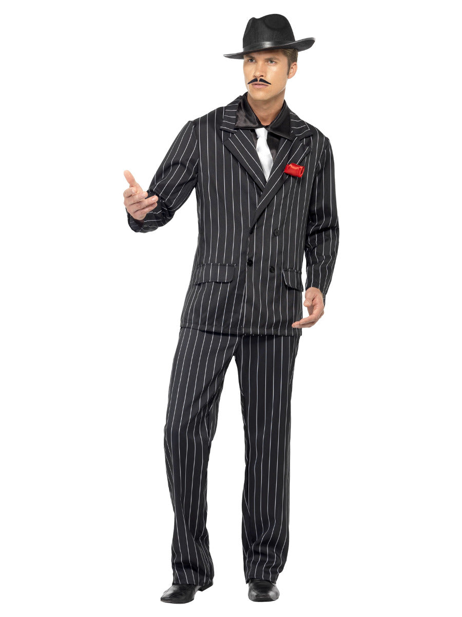 Zoot Suit Costume, Male, Black - 6