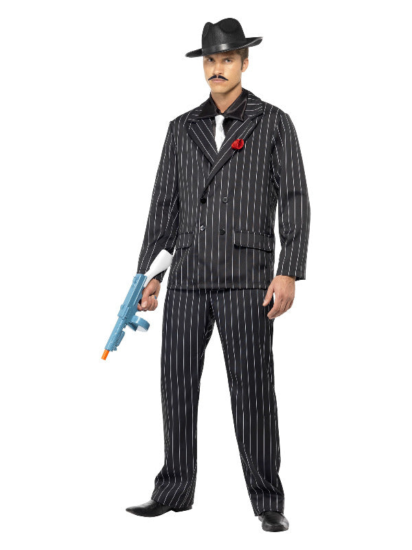 Zoot Suit Costume, Male, Black - 2