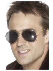 Aviator Specs, Silver - 1