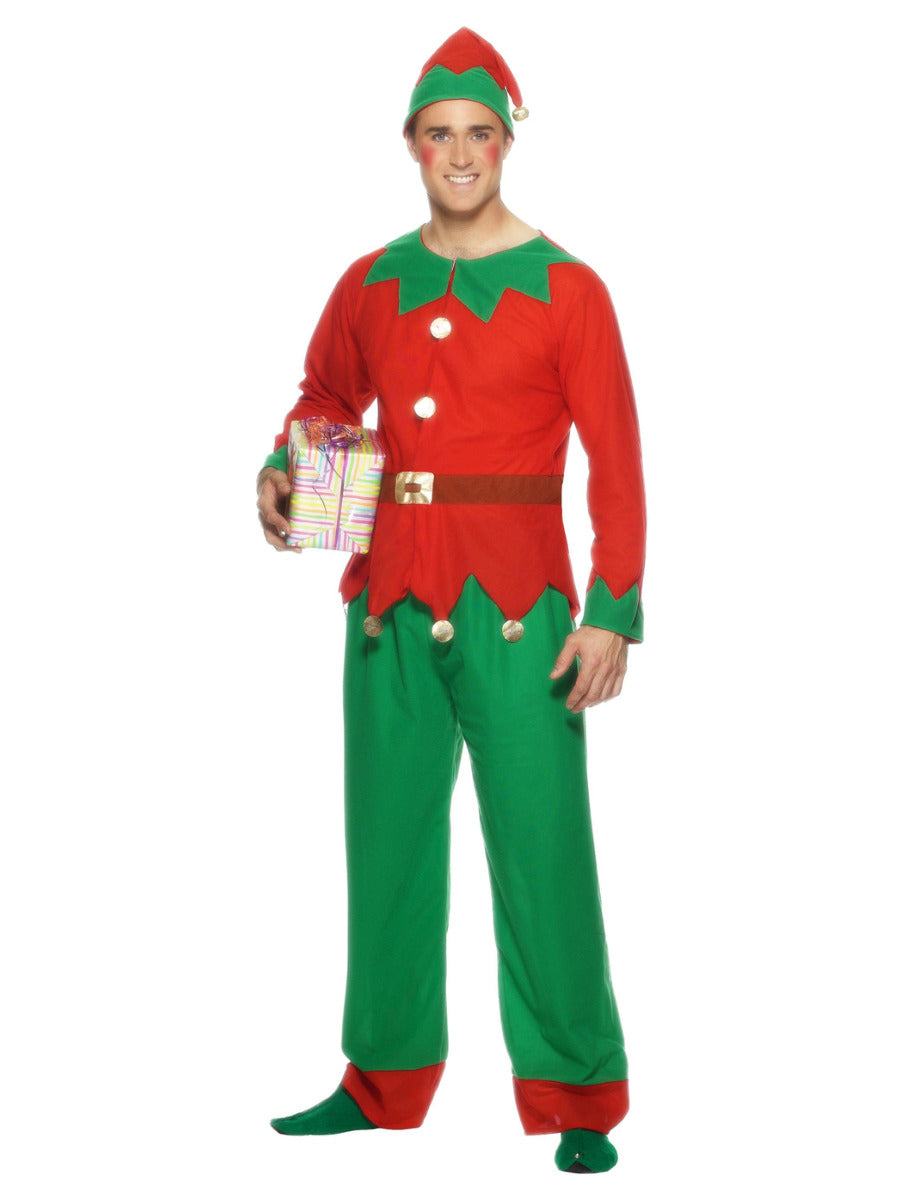 Elf Costume, Red & Green - 1