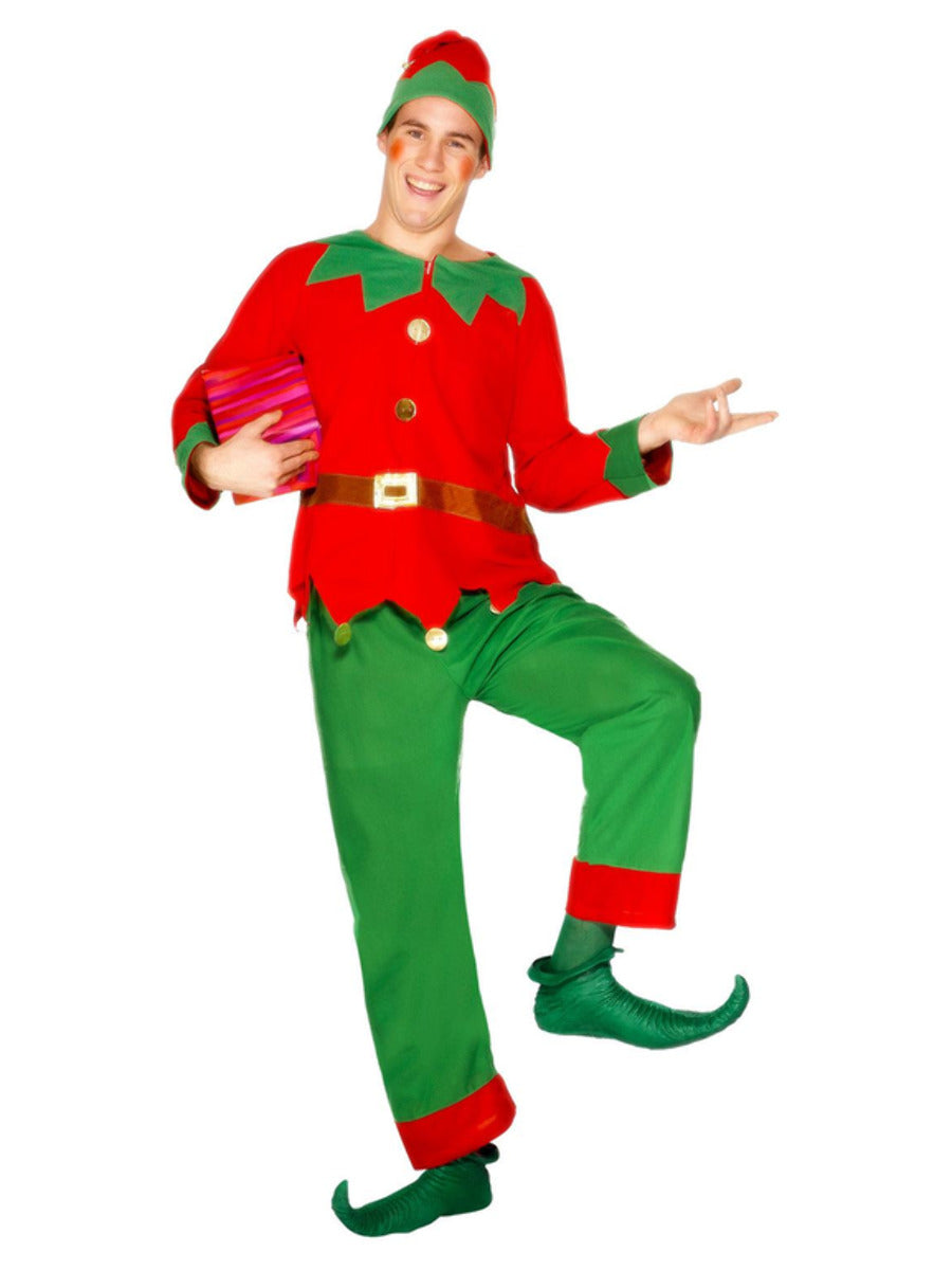 Elf Costume, Red & Green - 3