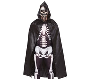 BLACK CAPE WITH HOOD 120 CMS