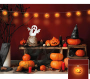 LIGHT GARLAND 12 SKULLS 220 CM