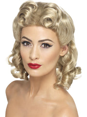 40s Sweetheart Wig, Blonde 1