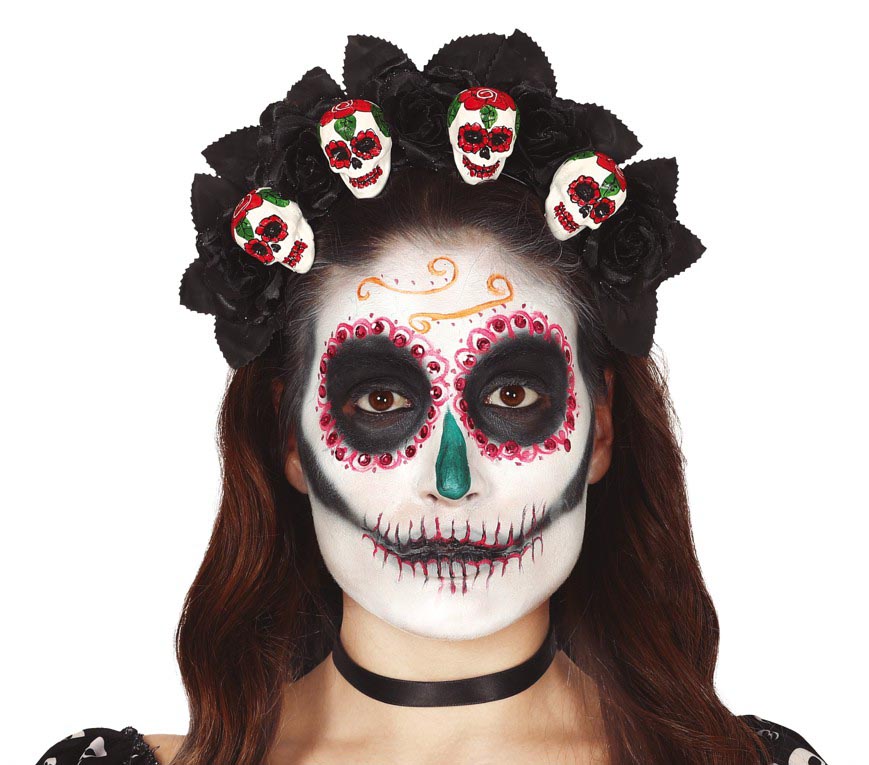 4 SKULLS TIARA