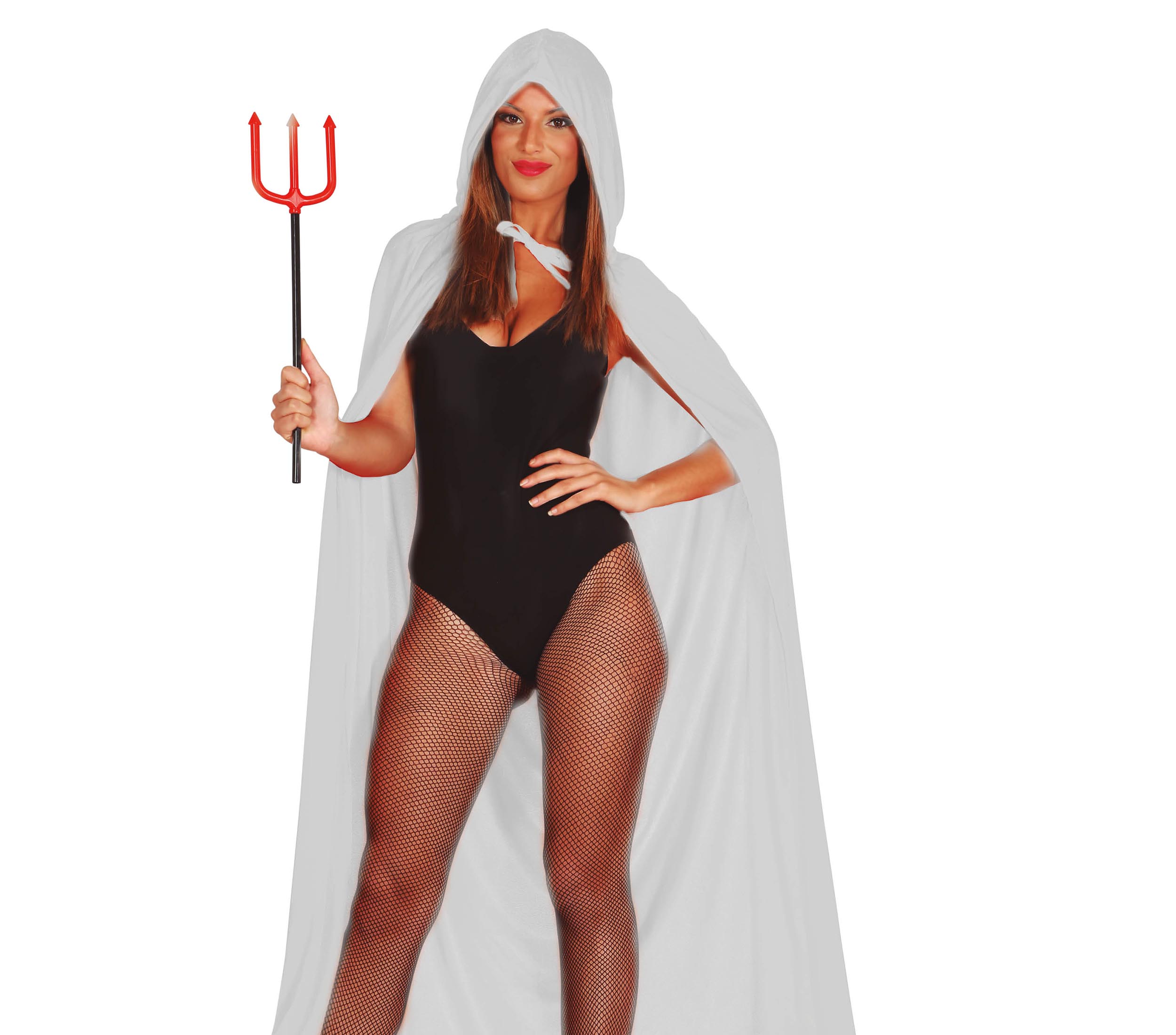 VELVET HOODED CAPE WITH HOOD, 130 CM