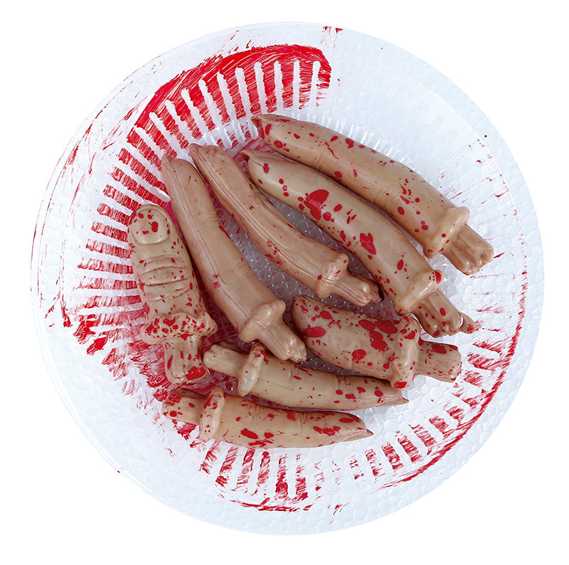 8 FINGERS TRAY, VINYL19X12 CMS