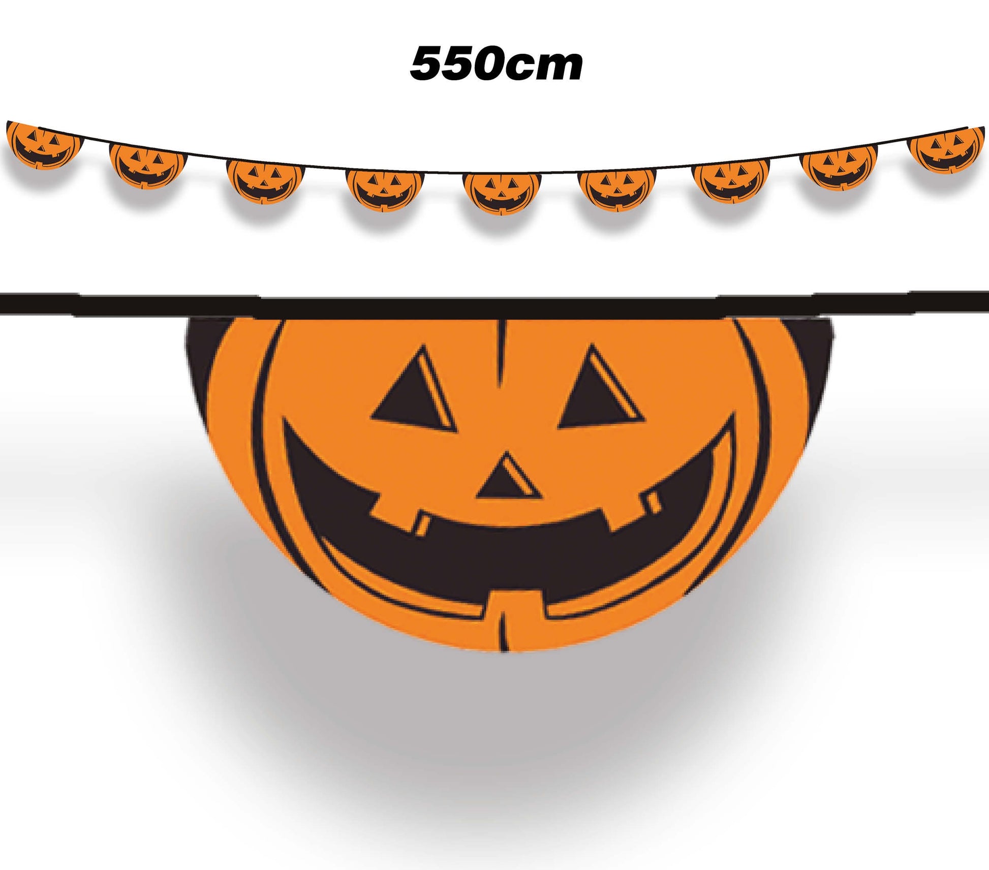 PUMPKIN BUNTING 550 CM