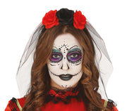 FLOWER HEADBAND WITH VEIL