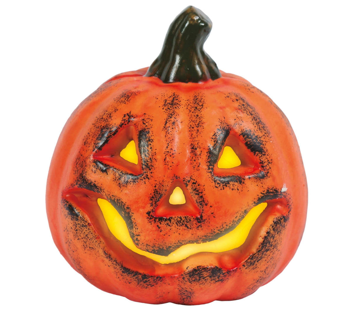 FOAM PUMPKIN 17 CMS WITH LIGHT