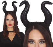 BLACK HORNS WITCH TIARA