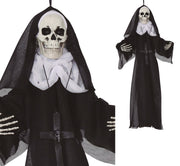 HANGING NUN SKELETON 50 CM