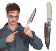 KITCHEN KNIFE WITH BLOOD 33 CMS.