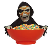 BOWL WITH SKELETON LIGHT SOUND AND MOV. 24X23 CM