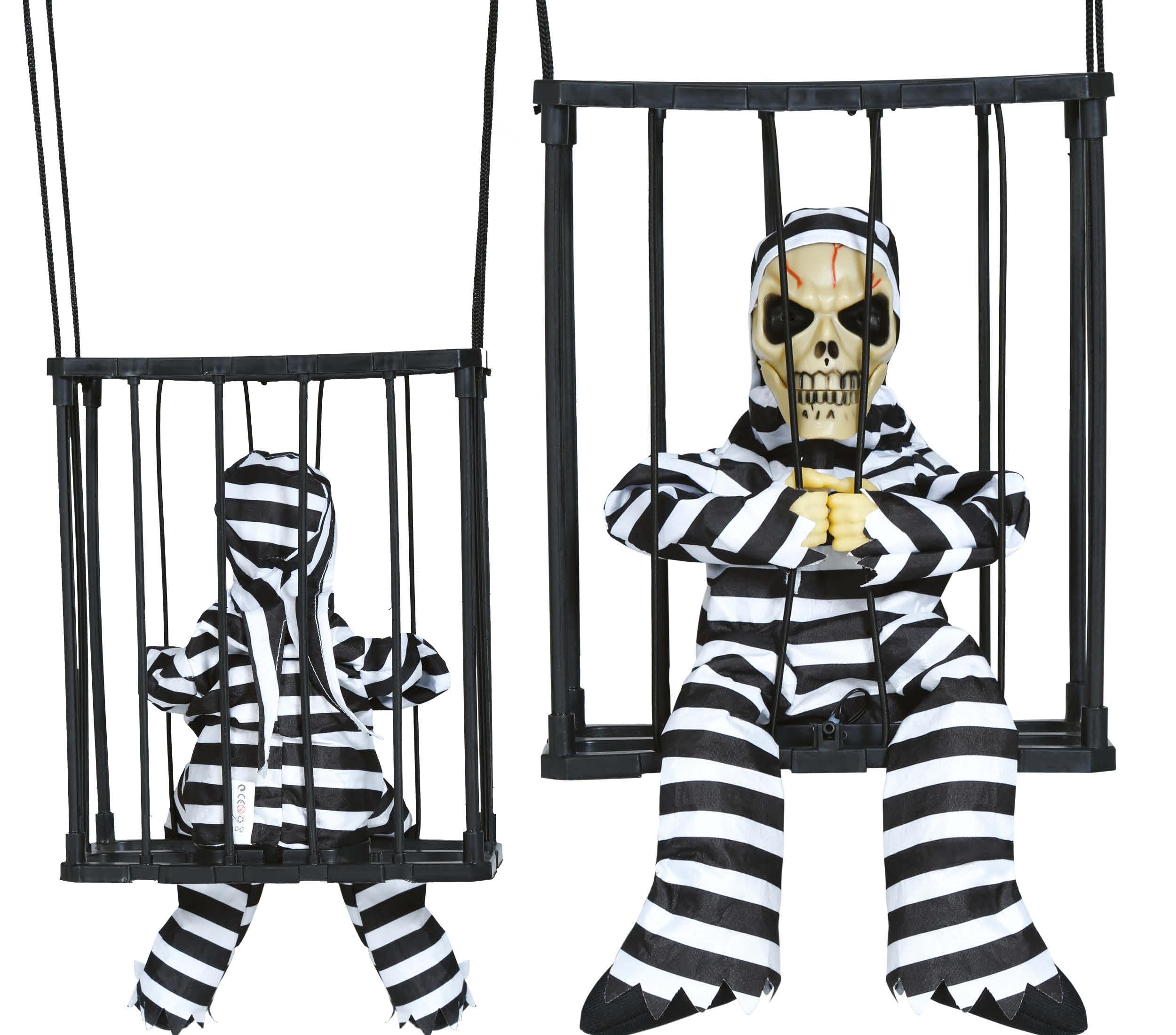 IMPRISONED SKELETON LIGHT SOUND AND MOV 24X27 CMS