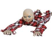 CRAWLING ZOMBIE BOY, LIGHT SOUND AND MOV 90 CM