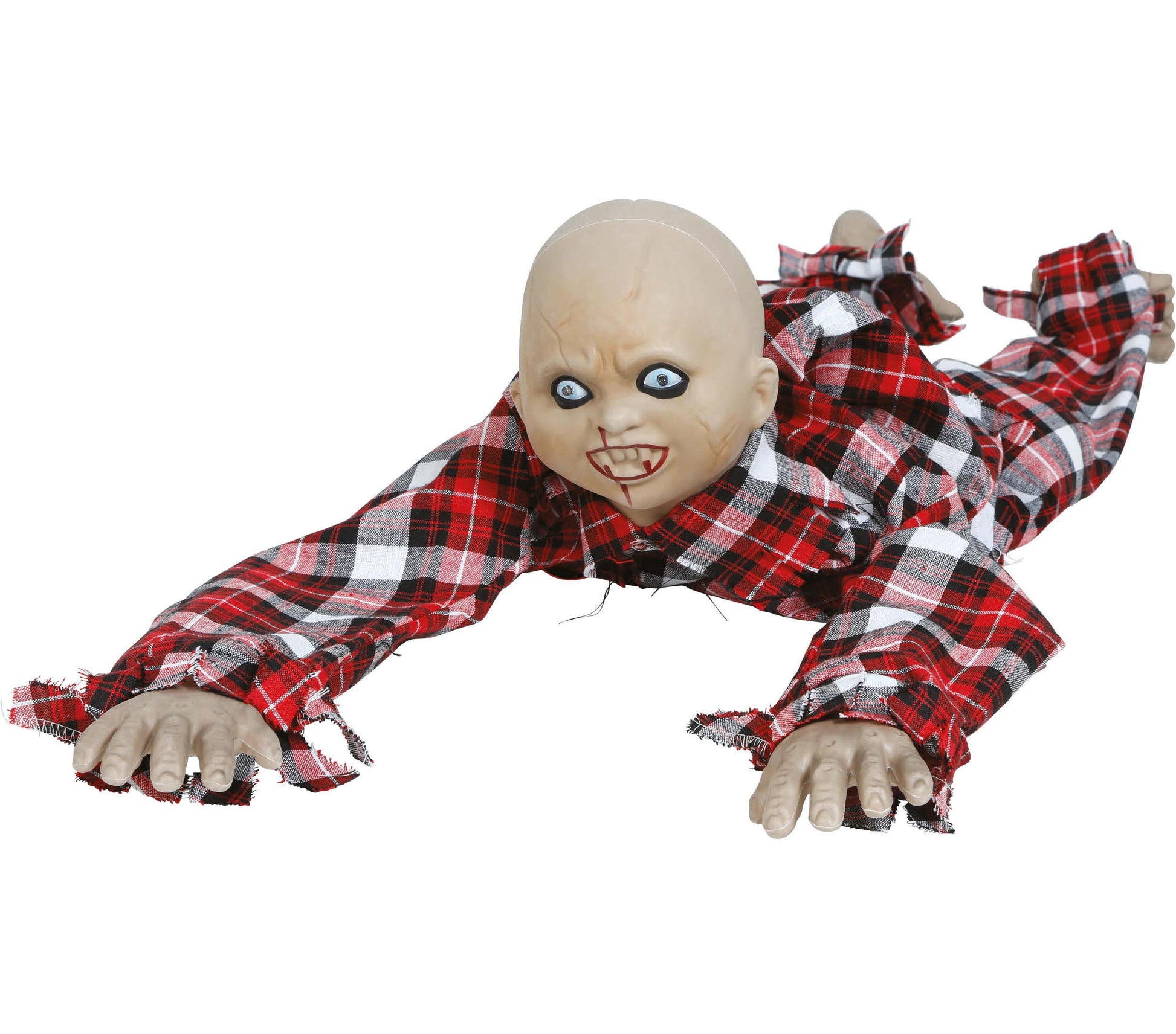 CRAWLING ZOMBIE BOY, LIGHT SOUND AND MOV 90 CM
