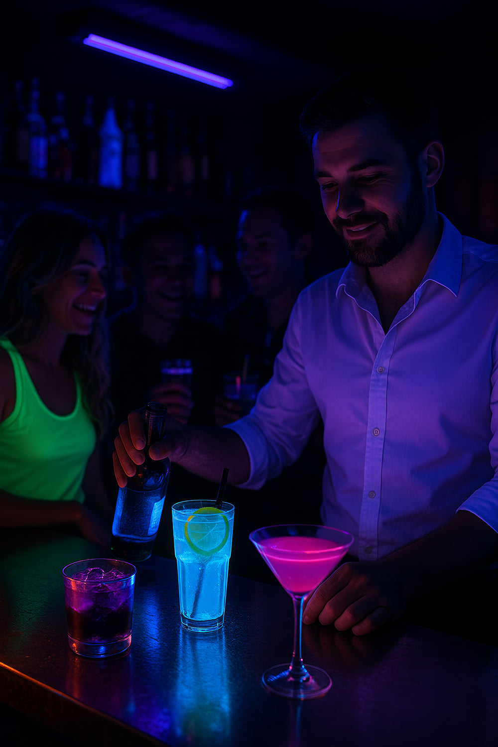 6 LED UV BLACK LIGHT, 6X3 W, INDOOR