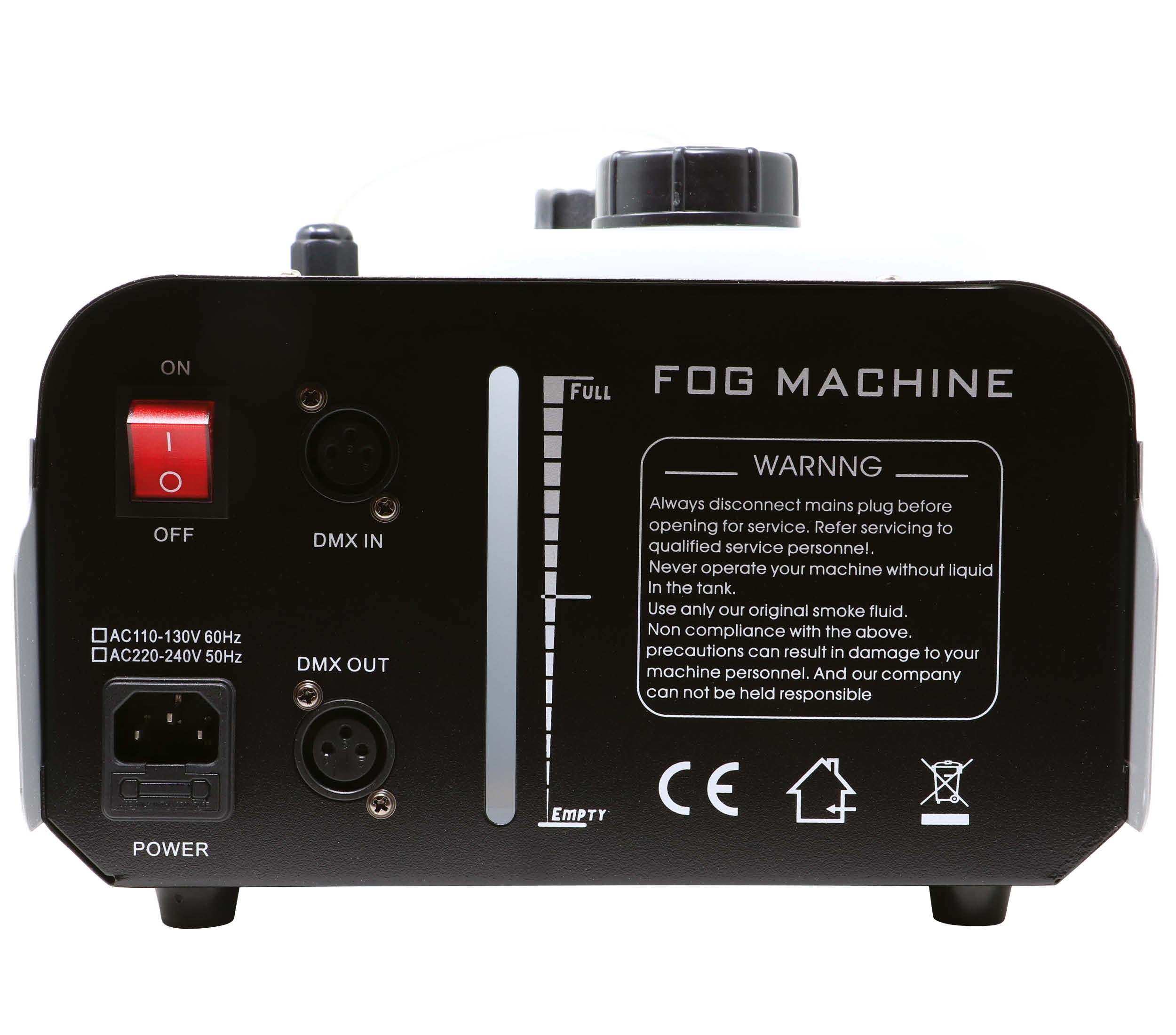 SMOKE MACHINE WITH LIGHT AND CONTROL, 1500W