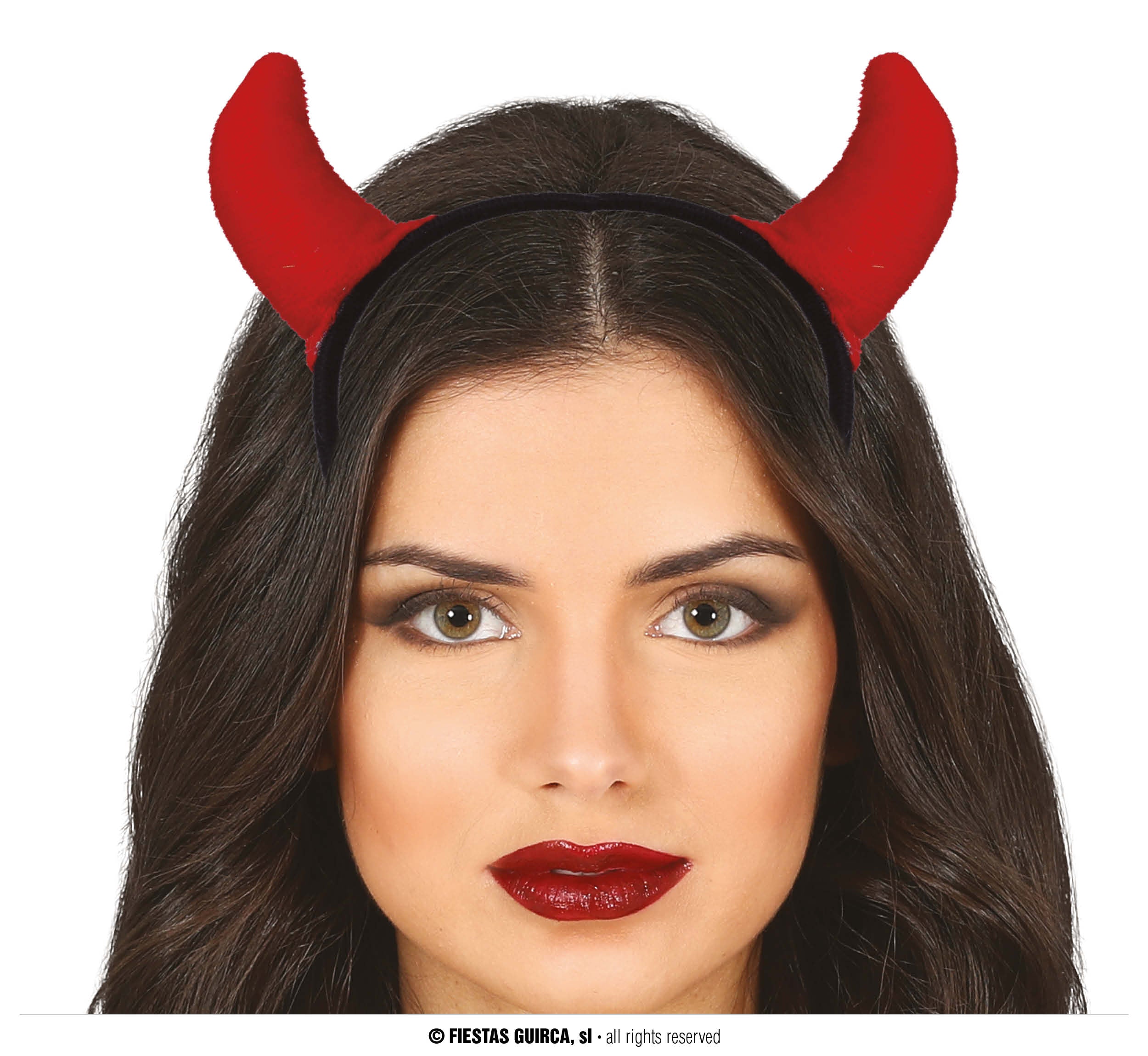 RED DEMON HORN HEADBAND