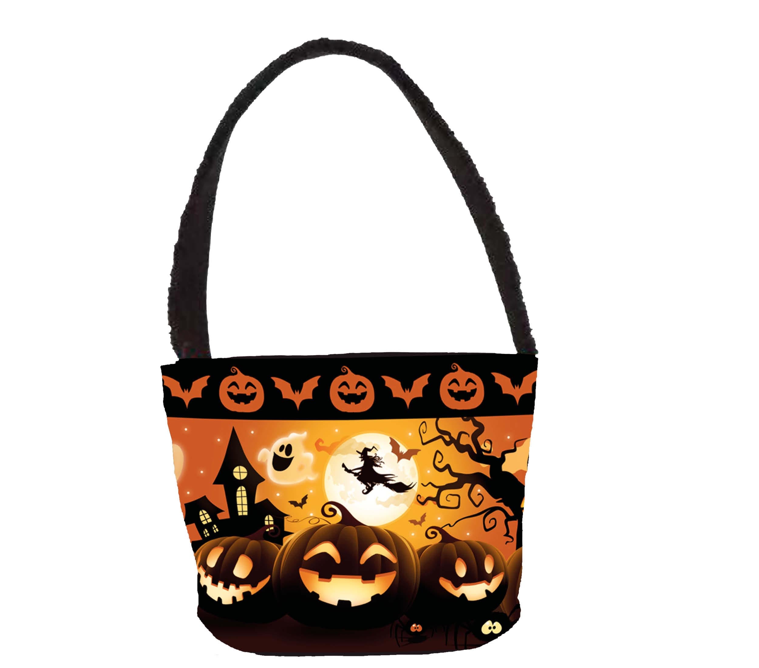 BASKET WITH PUMPKINS, 30X15 CM