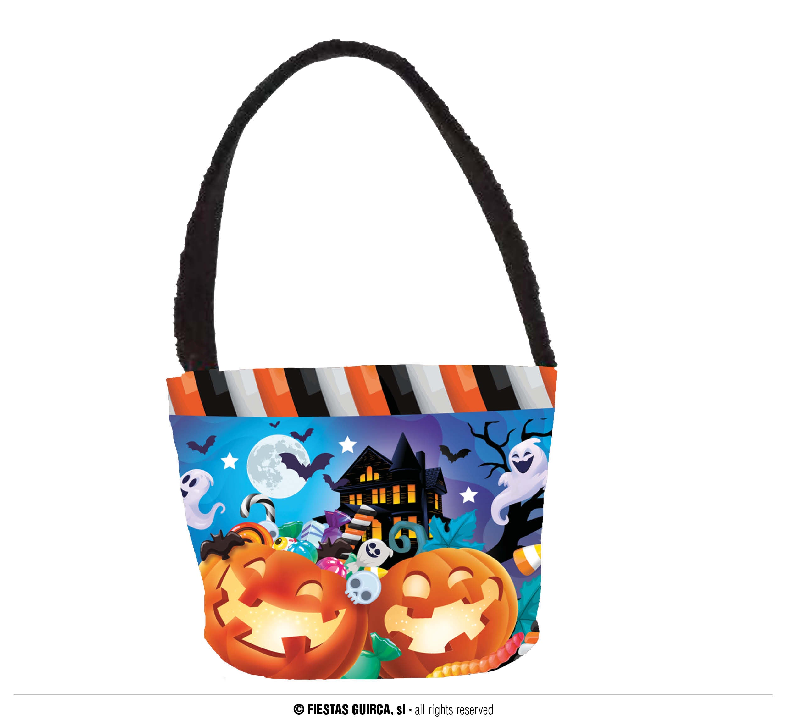 BASKET WITH PUMPKINS, 30X15 CM