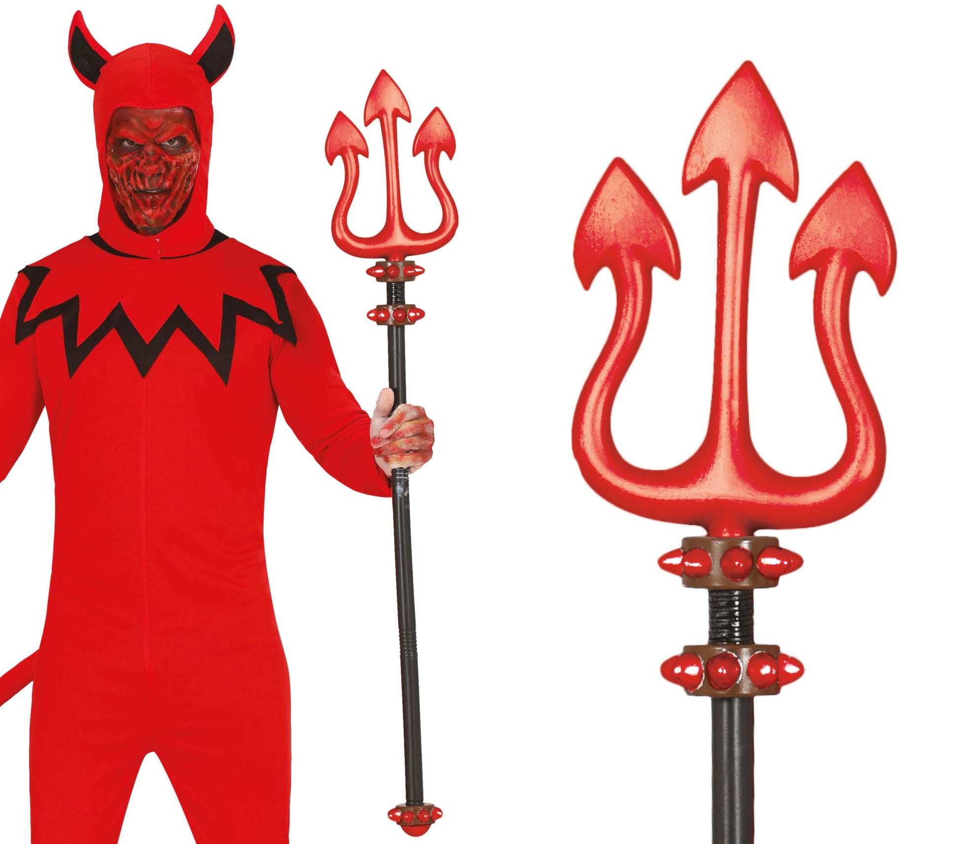 DETACHABLE RED DEVIL TRIDENT 100 CM