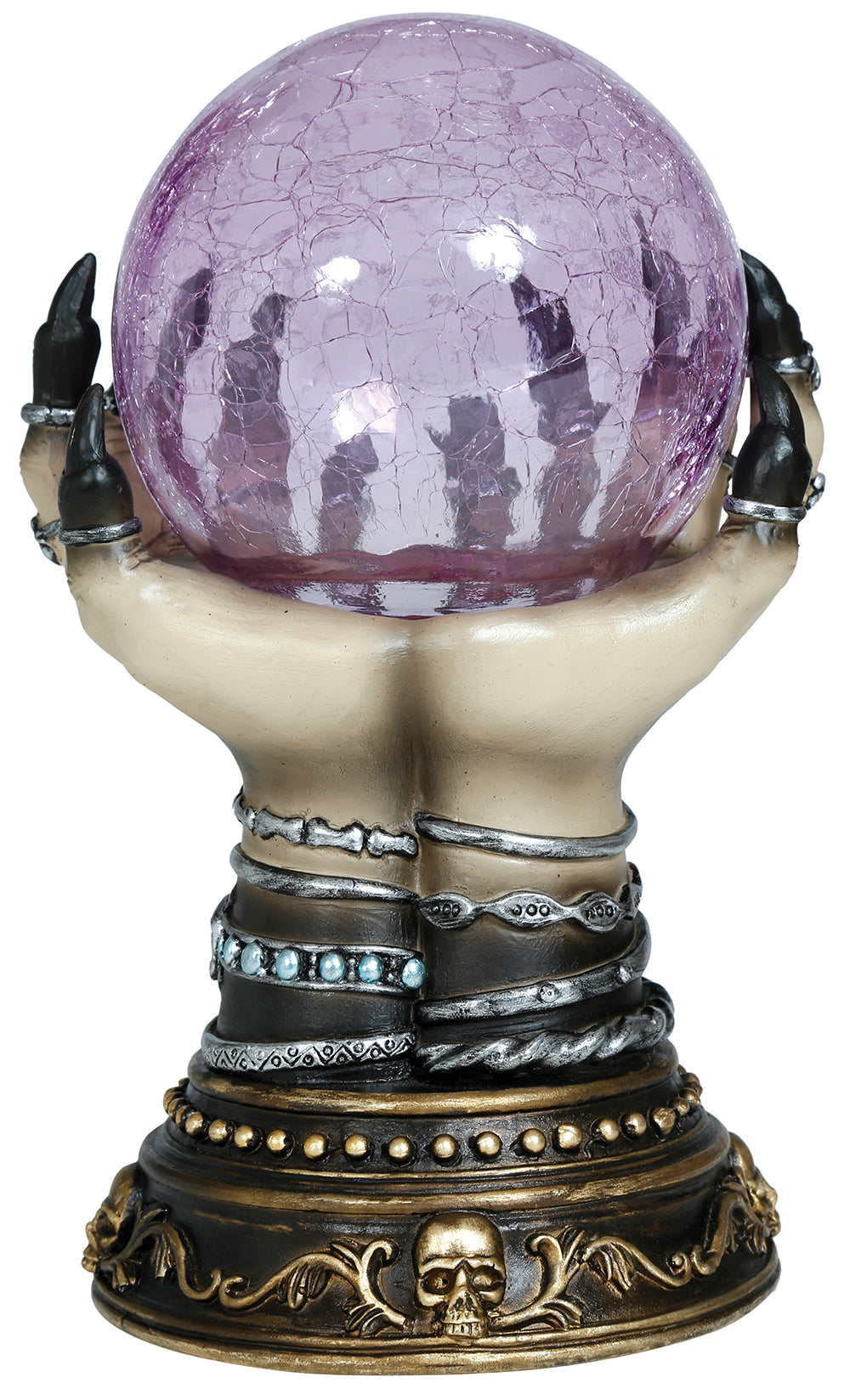 FORTUNE TELLER CRYSTAL BALL WITH LIGHT CERAMIC 23C