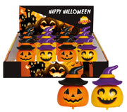 BOX 12 PUMPKINS WITH WHEELS, 6 CM