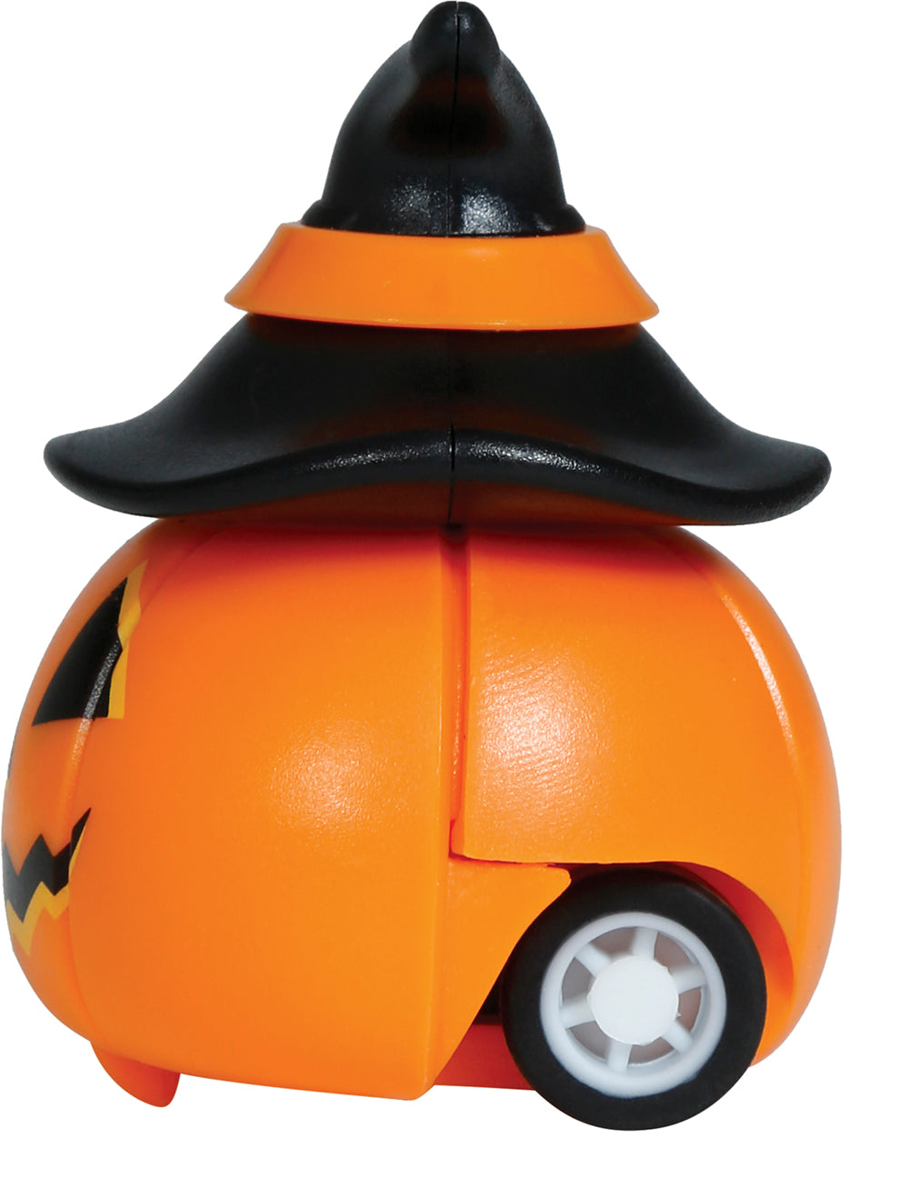 BOX 12 PUMPKINS WITH WHEELS, 6 CM