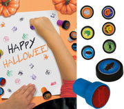 BAG WITH 6 HALLOWEEN STAMPS, 4 CM
