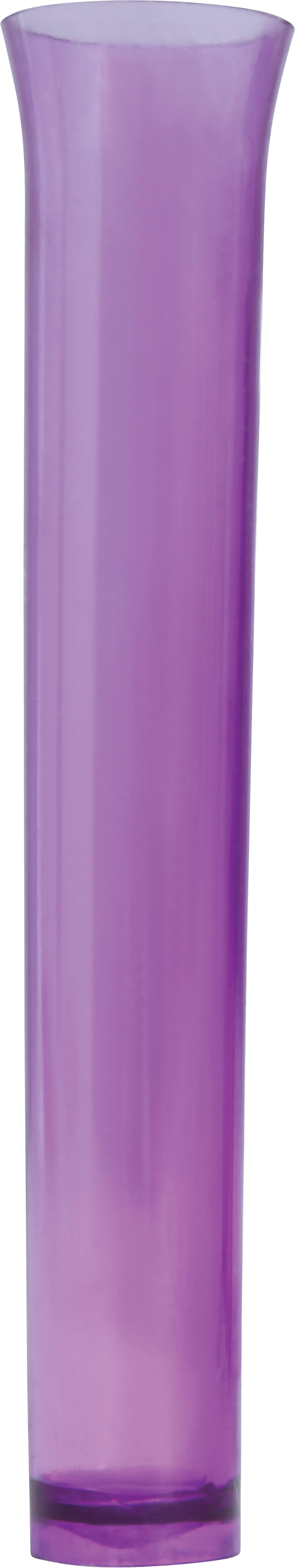 4 PURPLE TEST TUBES, 14 CM