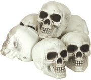 SET OF 6 SKULLS 8 CM