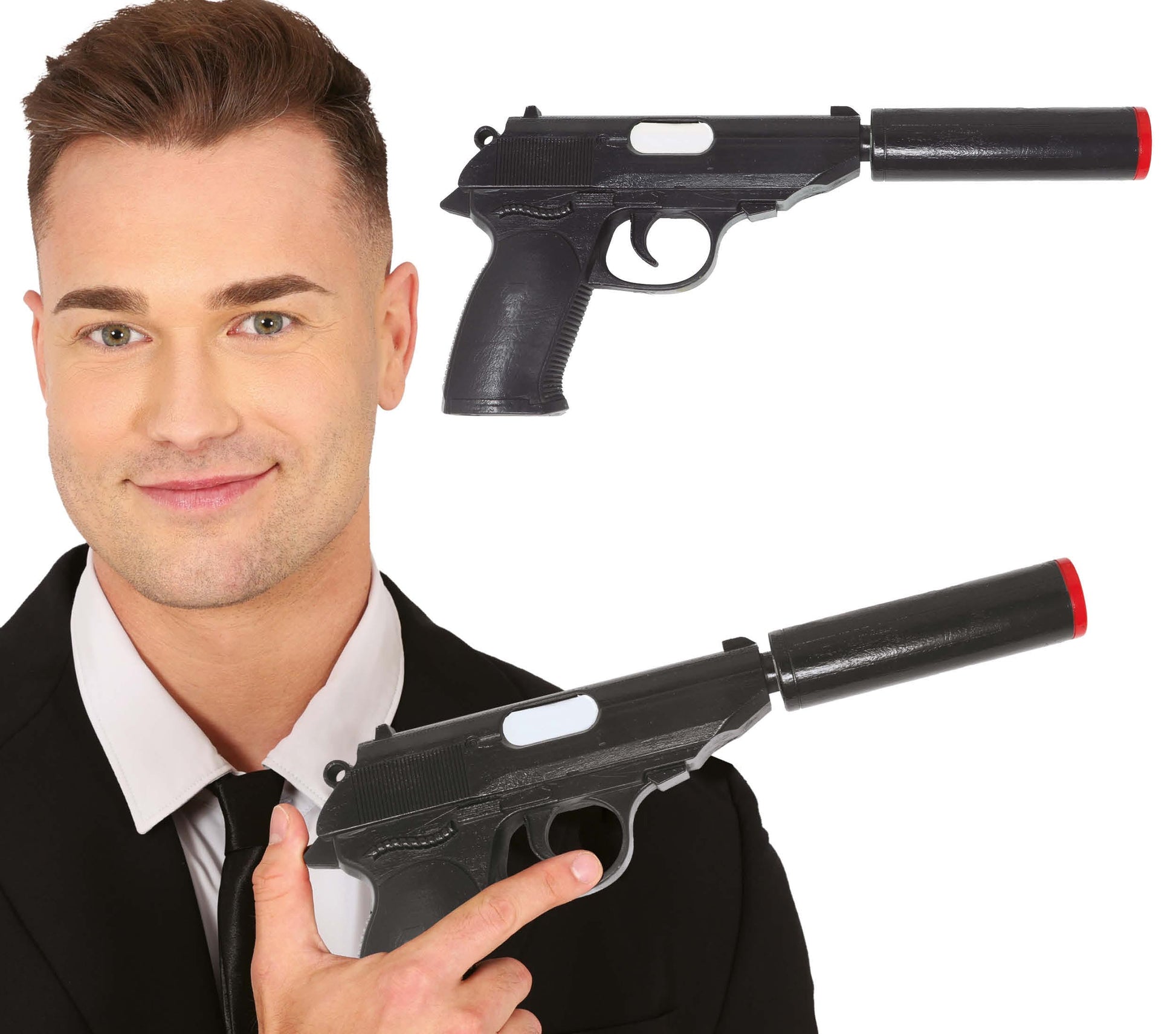 PISTOL WITH SILENCER 25 CM