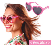 PARTY GIRLS HEART GLASSES