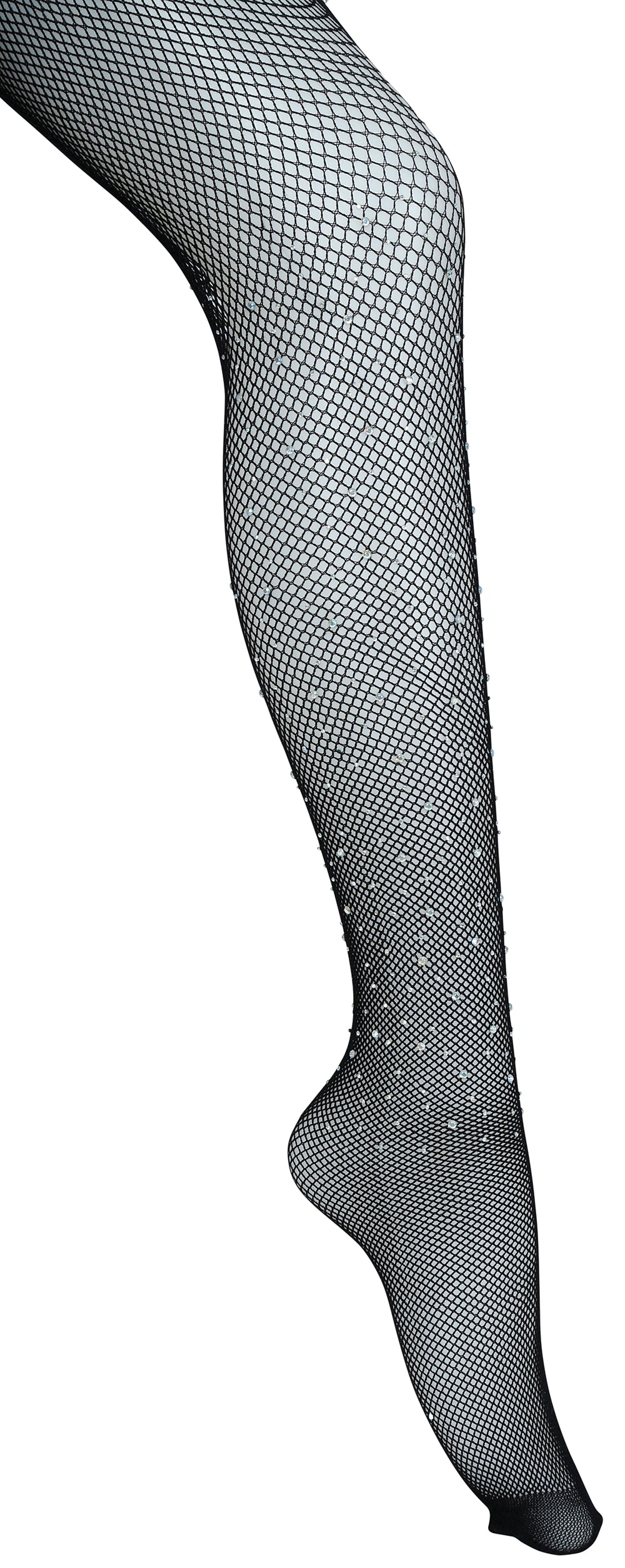TIGHTS SMALL MESH WITH RHINESTONES