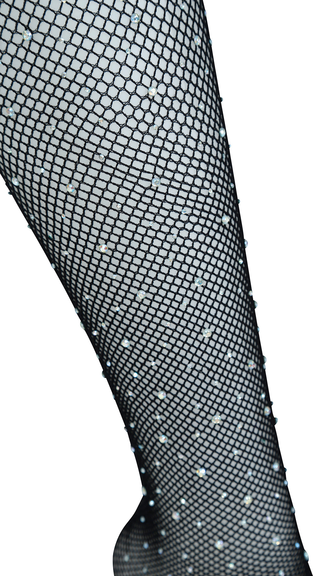 TIGHTS SMALL MESH WITH RHINESTONES