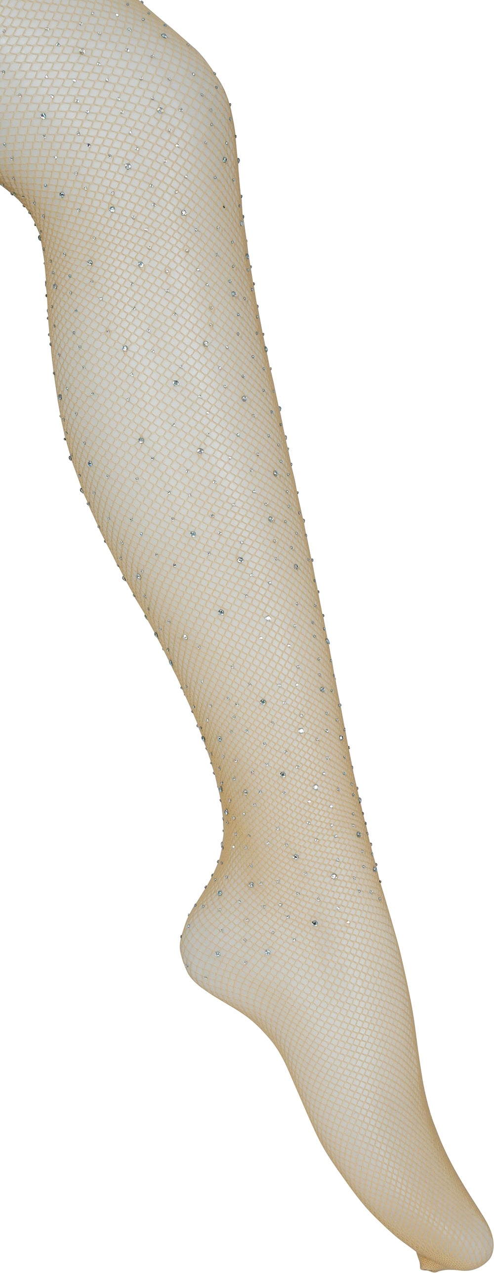 TIGHTS SMALL MESH WITH RHINESTONES