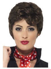 Grease Rizzo Wig, Brown - 1