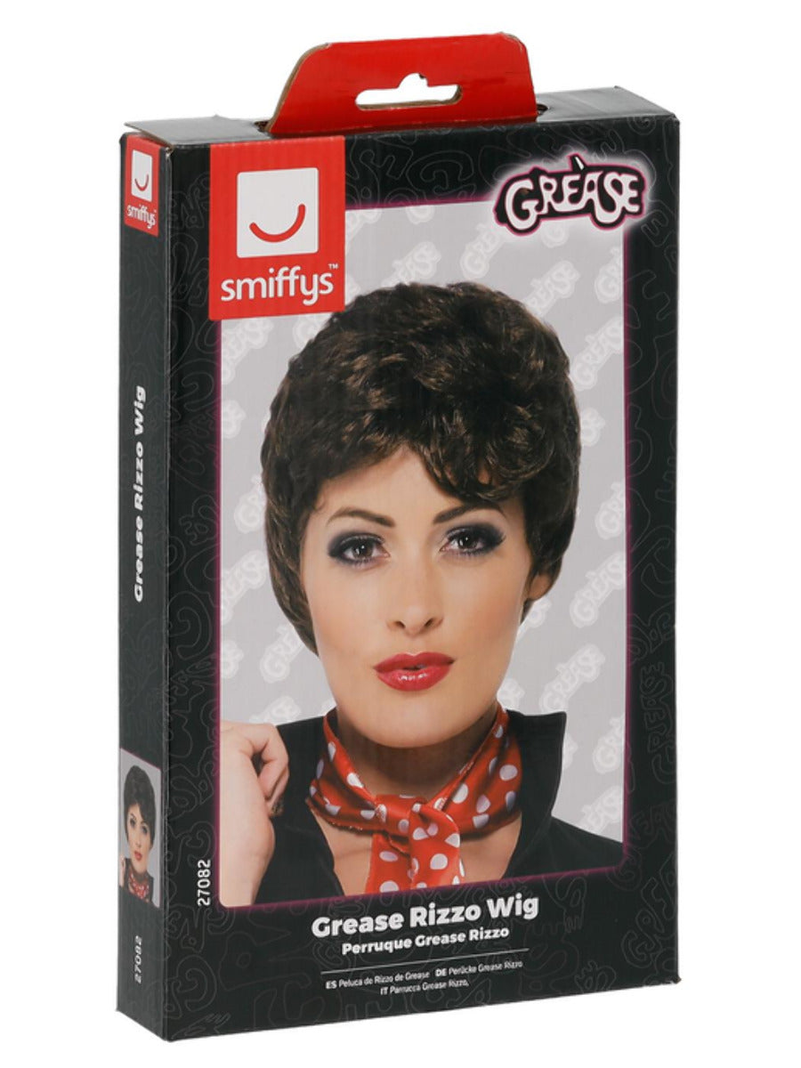 Grease Rizzo Wig, Brown - 3