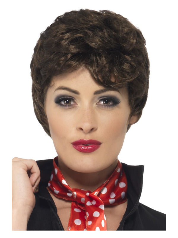 Grease Rizzo Wig, Brown - 2